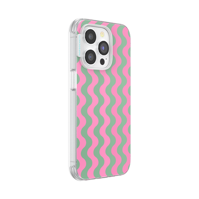 Secondary image for hover Wavy Flamingo — iPhone 14 Pro MagSafe Case